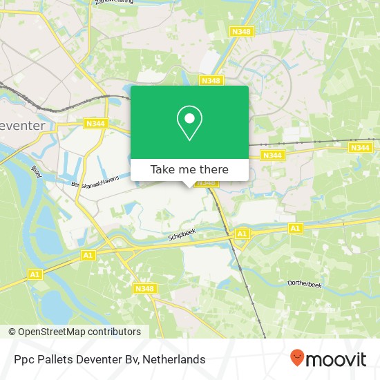 Ppc Pallets Deventer Bv map