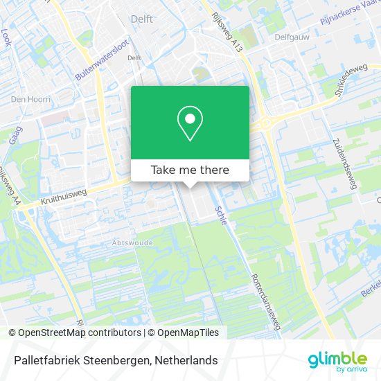 Palletfabriek Steenbergen map