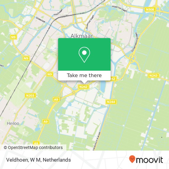 Veldhoen, W M map