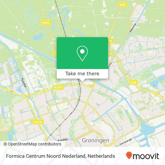 Formica Centrum Noord Nederland map
