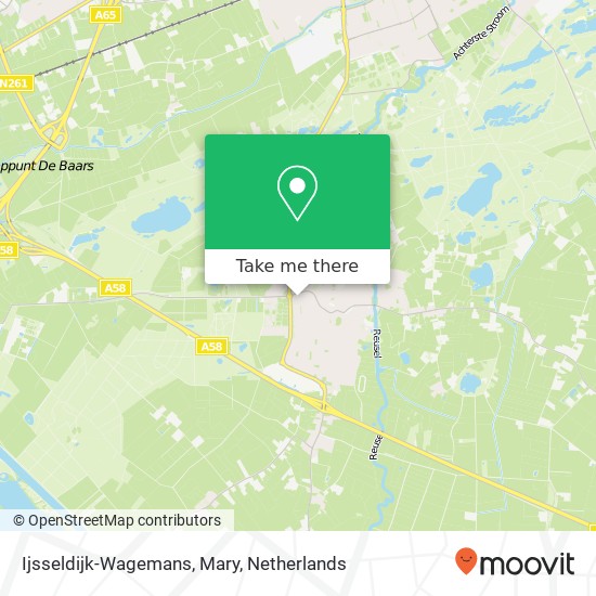 Ijsseldijk-Wagemans, Mary map