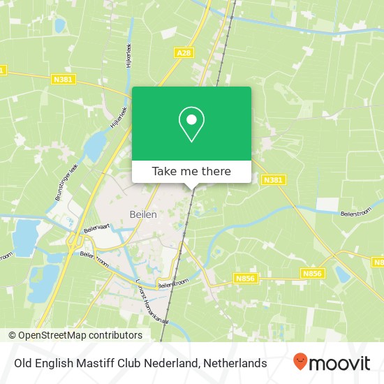 Old English Mastiff Club Nederland map