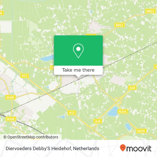 Diervoeders Debby'S Heidehof map