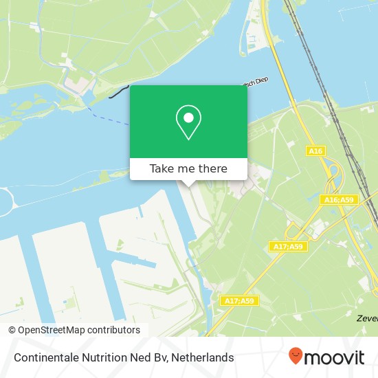 Continentale Nutrition Ned Bv map
