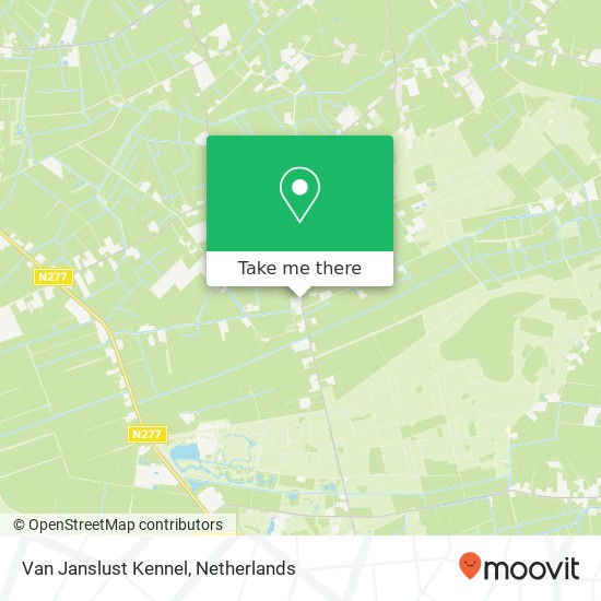 Van Janslust Kennel map