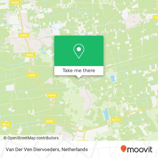 Van Der Ven Diervoeders map