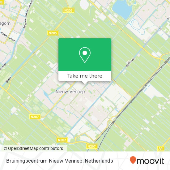 Bruiningscentrum Nieuw-Vennep map