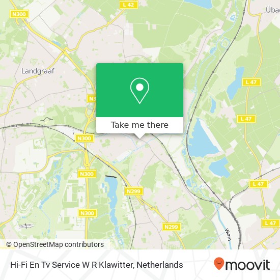 Hi-Fi En Tv Service W R Klawitter map