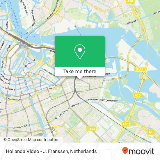 Hollanda Video - J. Franssen map