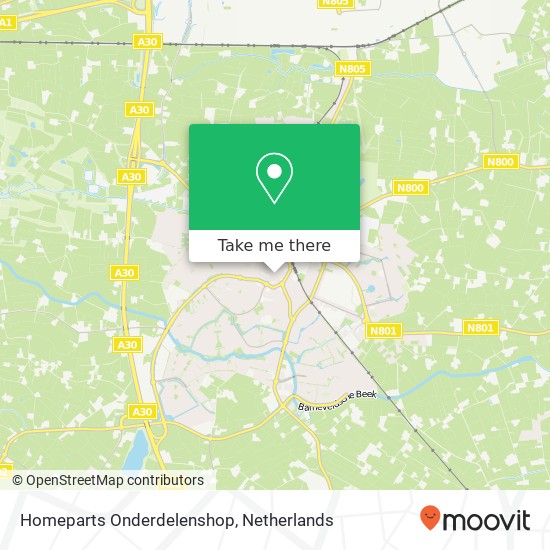 Homeparts Onderdelenshop map