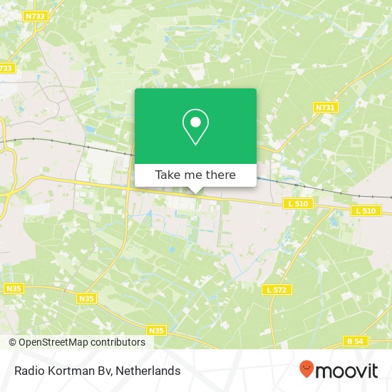 Radio Kortman Bv map