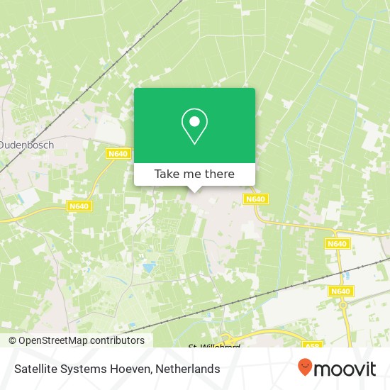 Satellite Systems Hoeven Karte