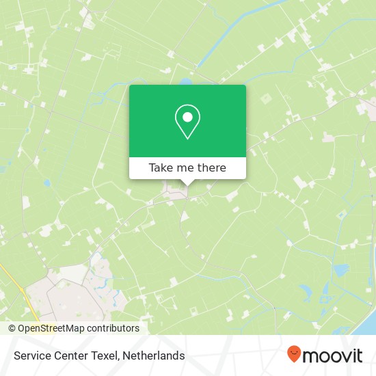 Service Center Texel map