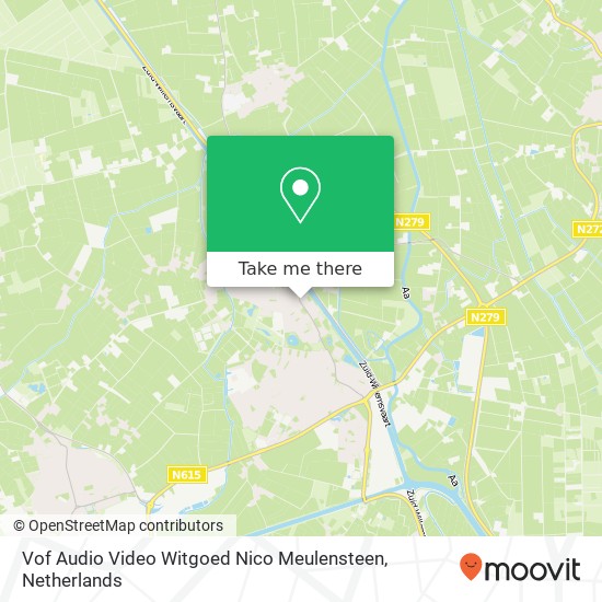 Vof Audio Video Witgoed Nico Meulensteen map