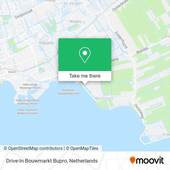 Drive-In Bouwmarkt Bupro map