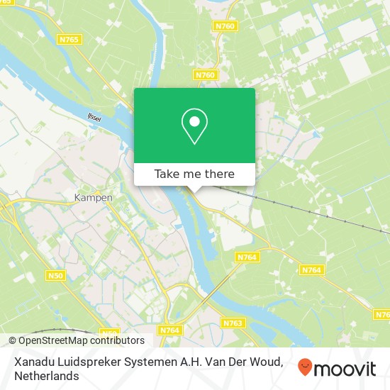 Xanadu Luidspreker Systemen A.H. Van Der Woud map