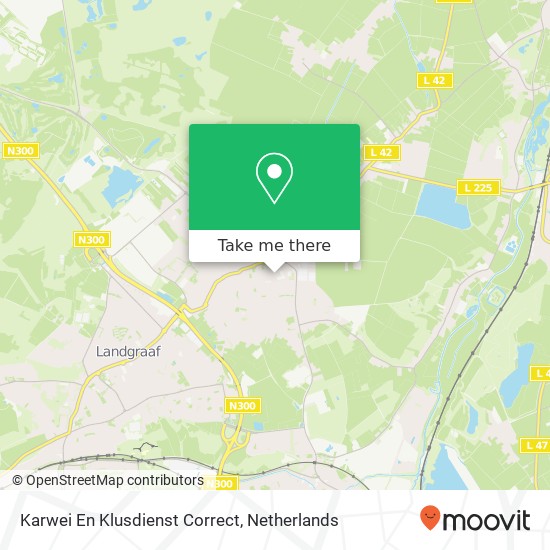 Karwei En Klusdienst Correct map