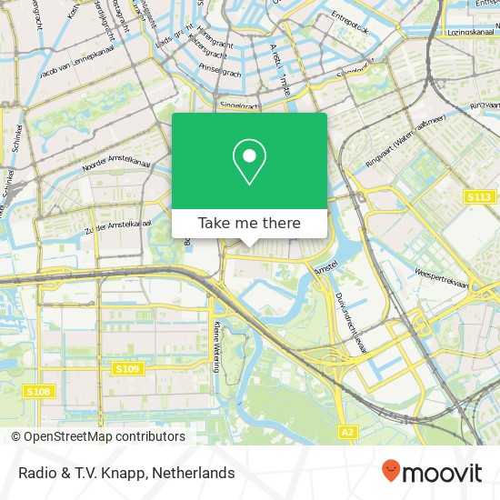 Radio & T.V. Knapp map