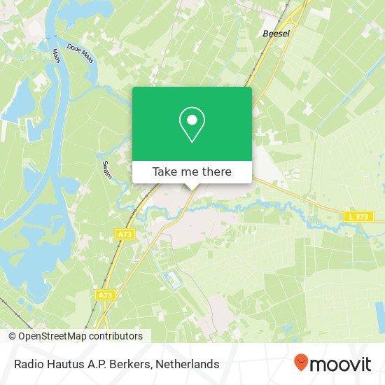 Radio Hautus A.P. Berkers map