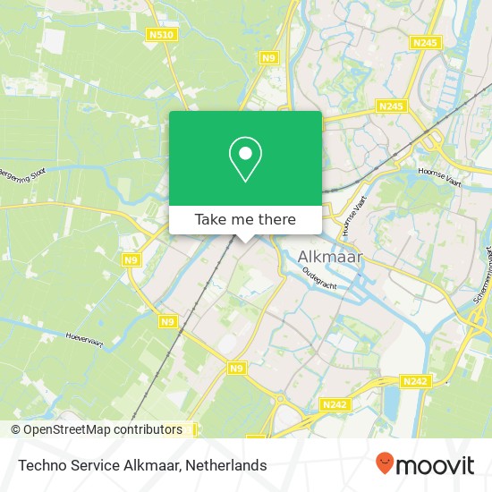 Techno Service Alkmaar map