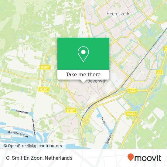 C. Smit En Zoon map