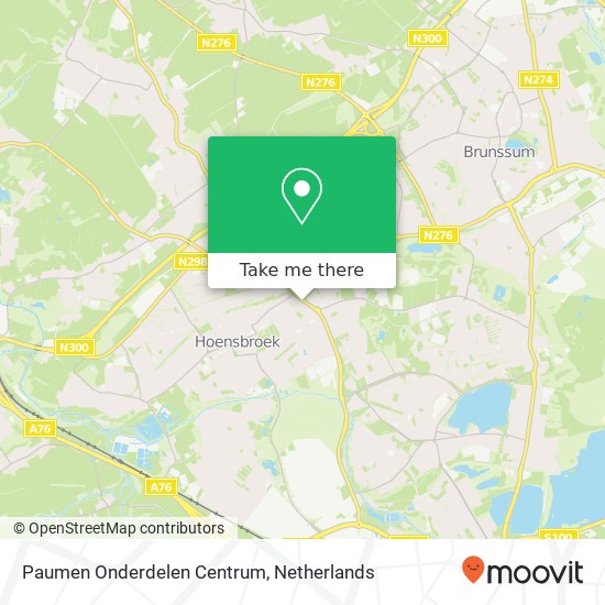 Paumen Onderdelen Centrum map