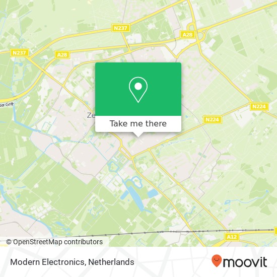 Modern Electronics map