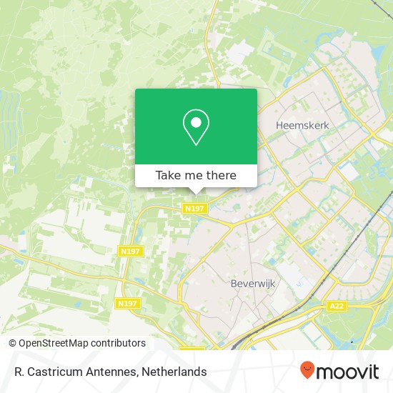 R. Castricum Antennes map