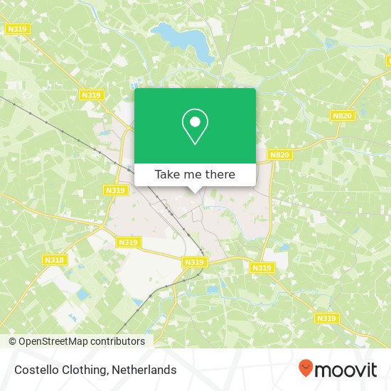 Costello Clothing map