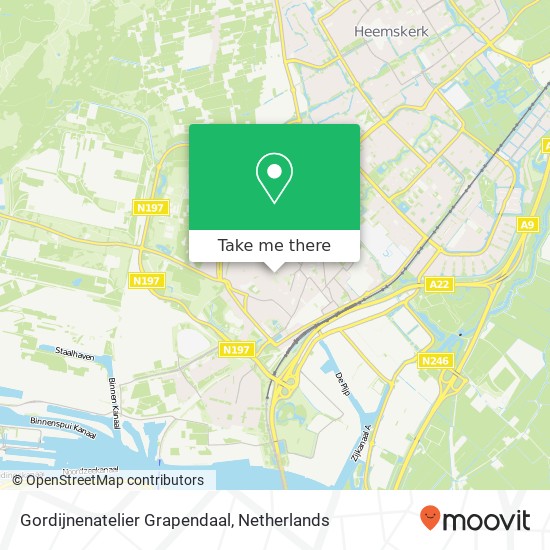 Gordijnenatelier Grapendaal map