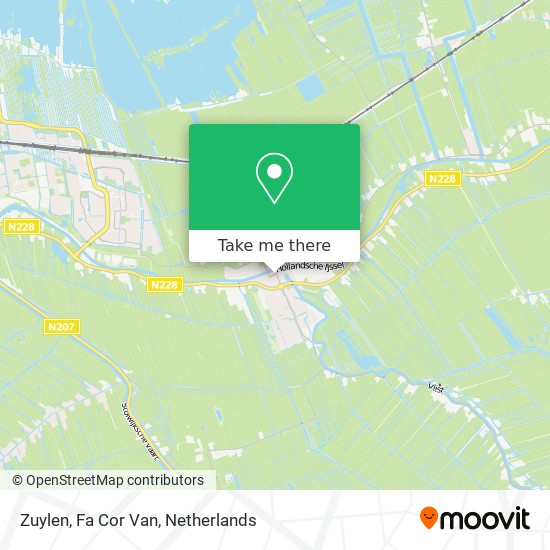 Zuylen, Fa Cor Van map