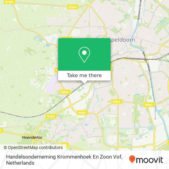 Handelsonderneming Krommenhoek En Zoon Vof map