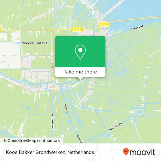 Koos Bakker Grondwerken map