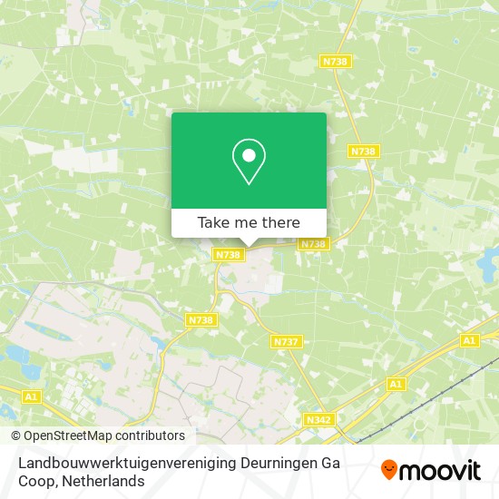 Landbouwwerktuigenvereniging Deurningen Ga Coop map