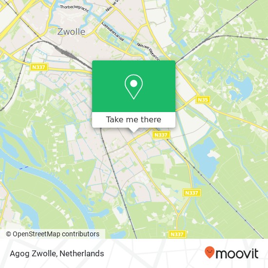 Agog Zwolle map