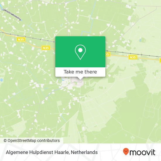 Algemene Hulpdienst Haarle map