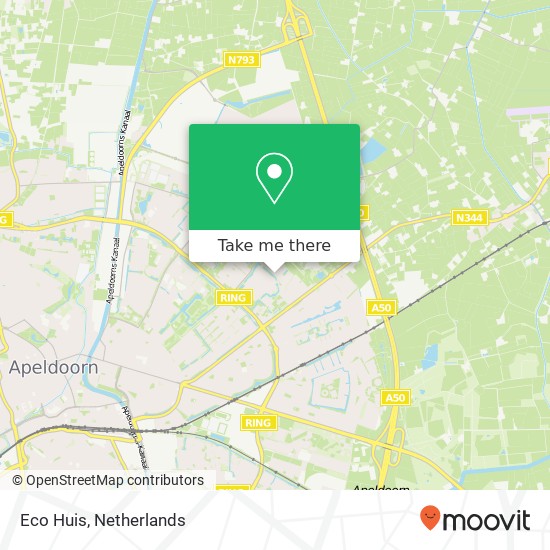 Eco Huis map