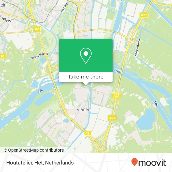 Houtatelier, Het map