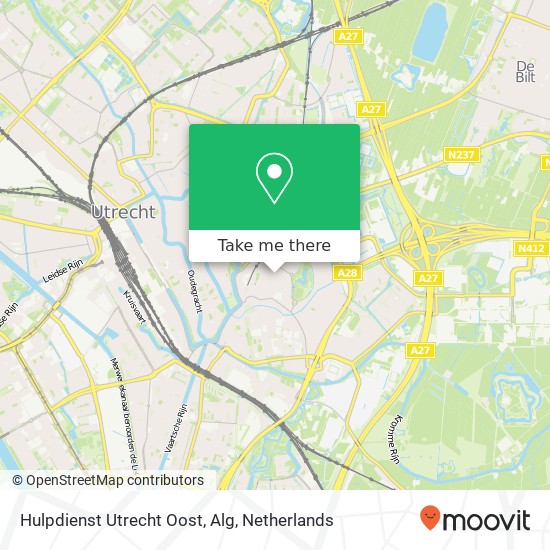Hulpdienst Utrecht Oost, Alg Karte