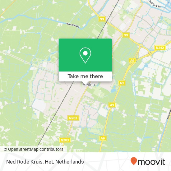 Ned Rode Kruis, Het map