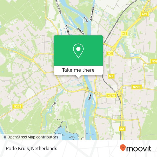 Rode Kruis map