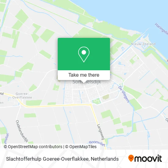 Slachtofferhulp Goeree-Overflakkee map