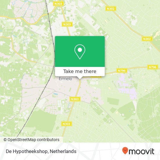 De Hypotheekshop map