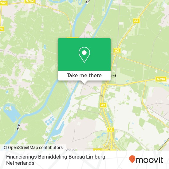 Financierings Bemiddeling Bureau Limburg map