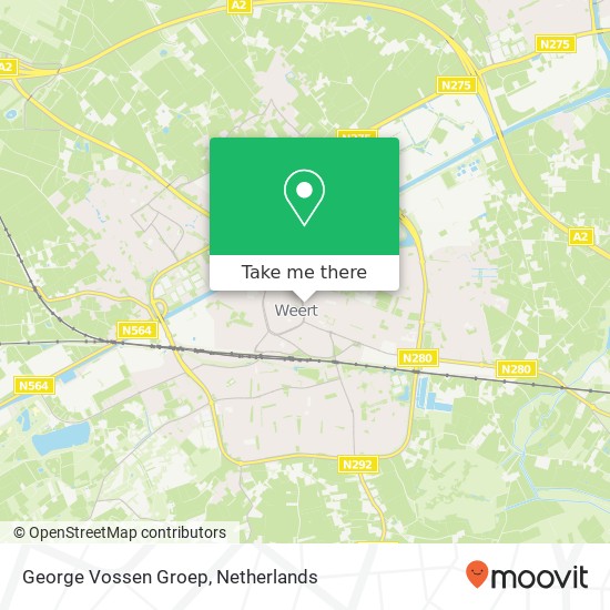 George Vossen Groep map