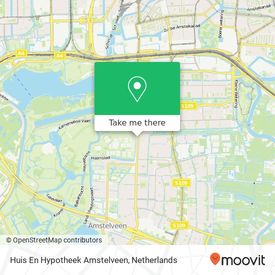 Huis En Hypotheek Amstelveen map