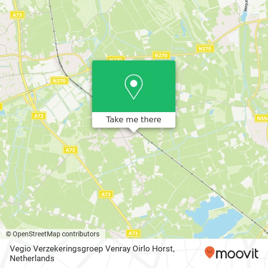 Vegio Verzekeringsgroep Venray Oirlo Horst Karte