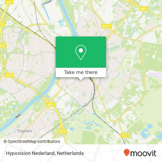 Hypovision Nederland map