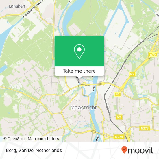 Berg, Van De map