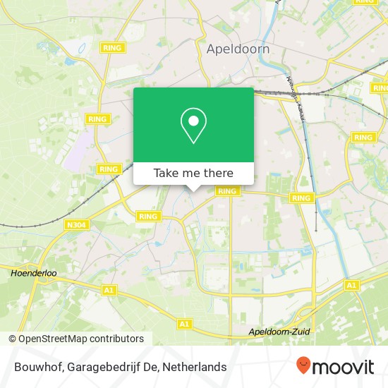 Bouwhof, Garagebedrijf De map